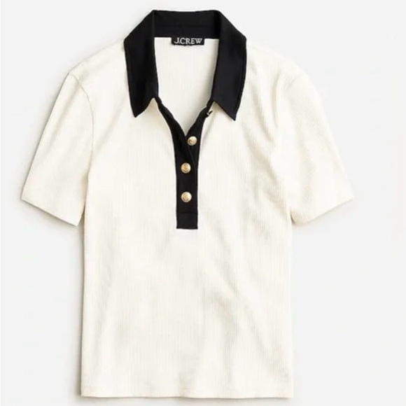 J. Crew Other - J. Crew Kids Polo in White and Black